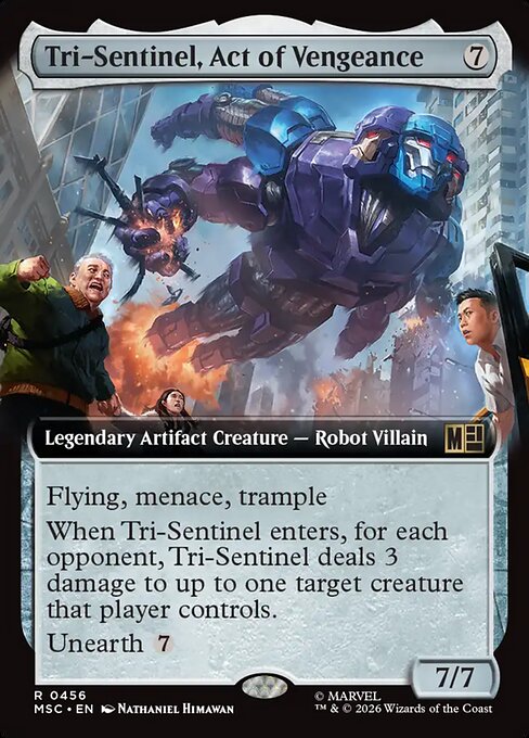 Tri-Sentinel, Act of Vengeance #456 from Marvel Super Heroes Commander