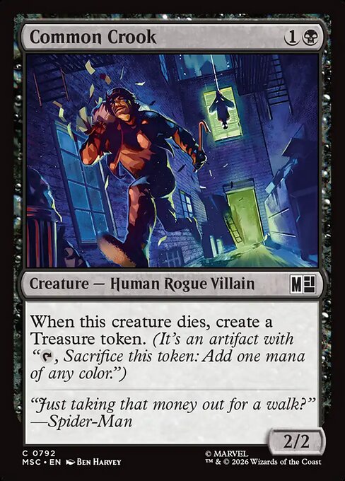 Common Crook #792 from Marvel Super Heroes Commander