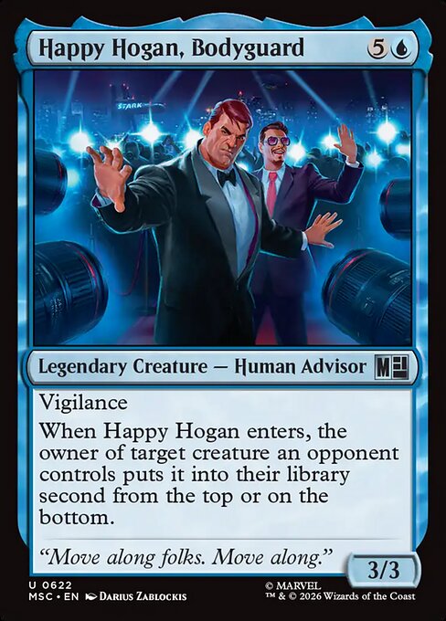 Happy Hogan, Bodyguard #622 from Marvel Super Heroes Commander