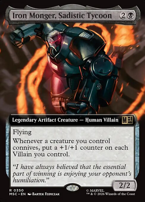 Iron Monger, Sadistic Tycoon #350 from Marvel Super Heroes Commander
