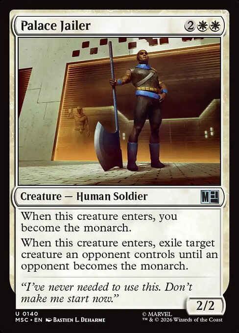 Palace Jailer #140 from Marvel Super Heroes Commander