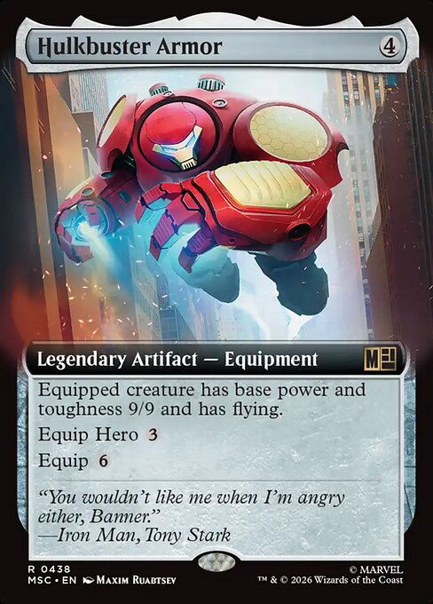 Hulkbuster Armor #438 from Marvel Super Heroes Commander