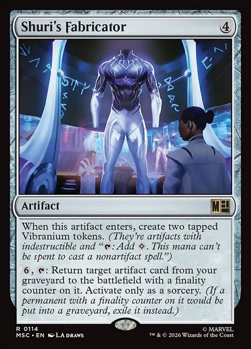 Shuri's Fabricator #114 from Marvel Super Heroes Commander