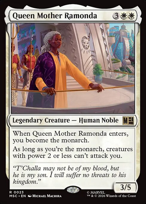 Queen Mother Ramonda #23 from Marvel Super Heroes Commander