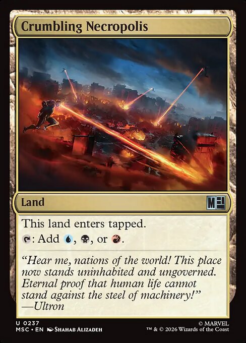 Crumbling Necropolis #237 from Marvel Super Heroes Commander