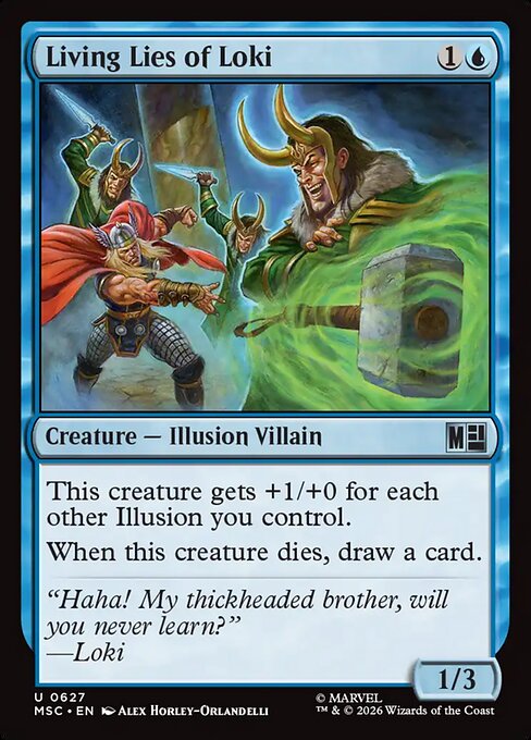 Living Lies of Loki #627 from Marvel Super Heroes Commander
