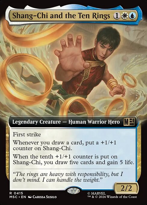 Shang-Chi and the Ten Rings #415 from Marvel Super Heroes Commander