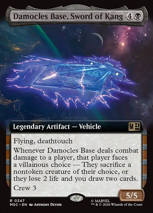 Damocles Base, Sword of Kang #347 from Marvel Super Heroes Commander
