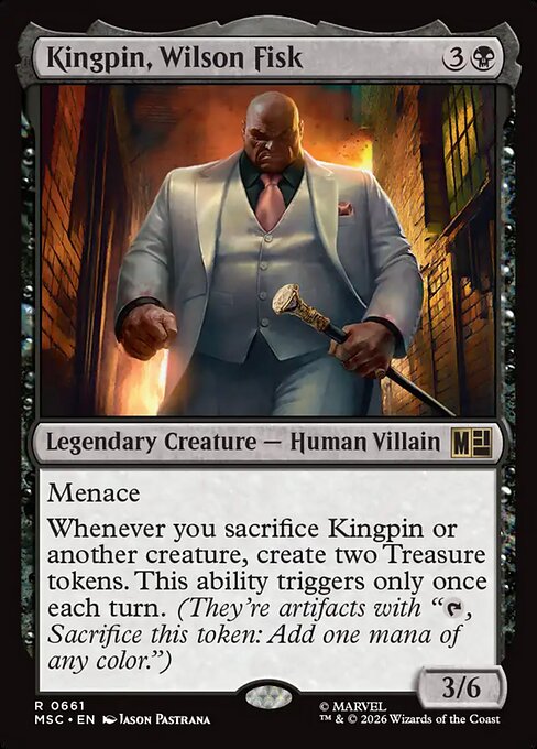 Kingpin, Wilson Fisk #661 from Marvel Super Heroes Commander