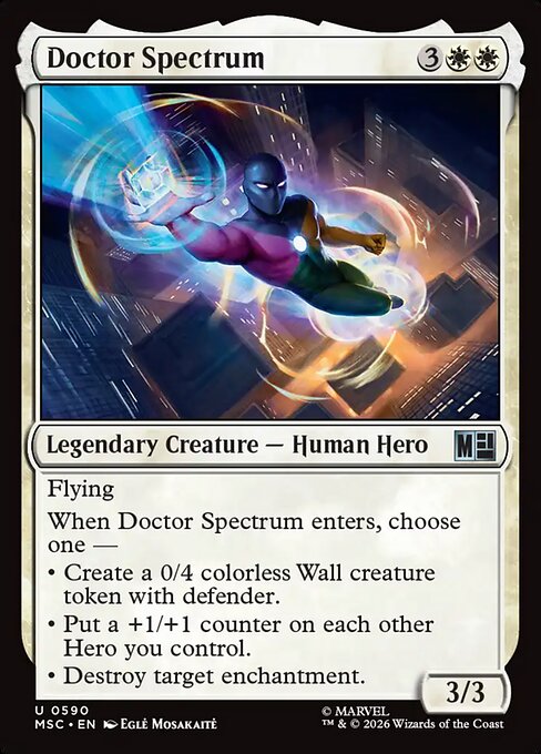 Doctor Spectrum #590 from Marvel Super Heroes Commander