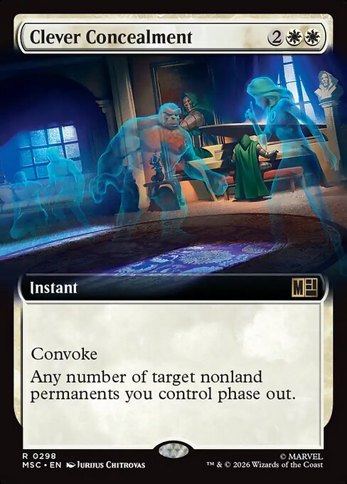 Clever Concealment #298 from Marvel Super Heroes Commander