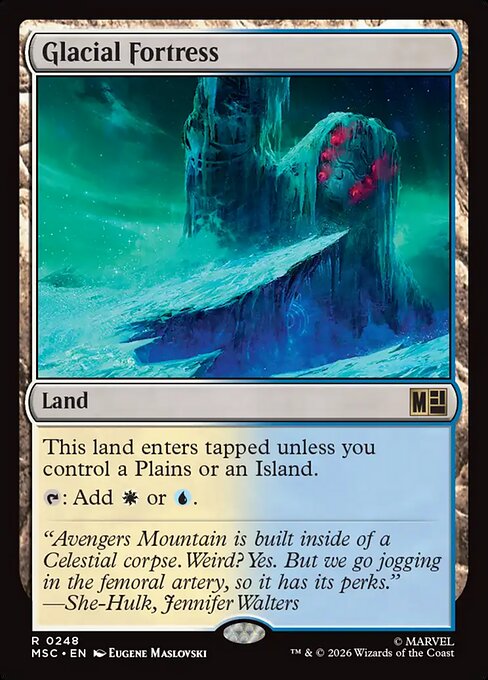 Glacial Fortress #248 from Marvel Super Heroes Commander