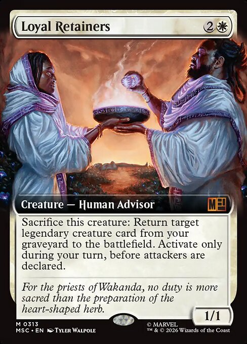 Loyal Retainers #313 from Marvel Super Heroes Commander