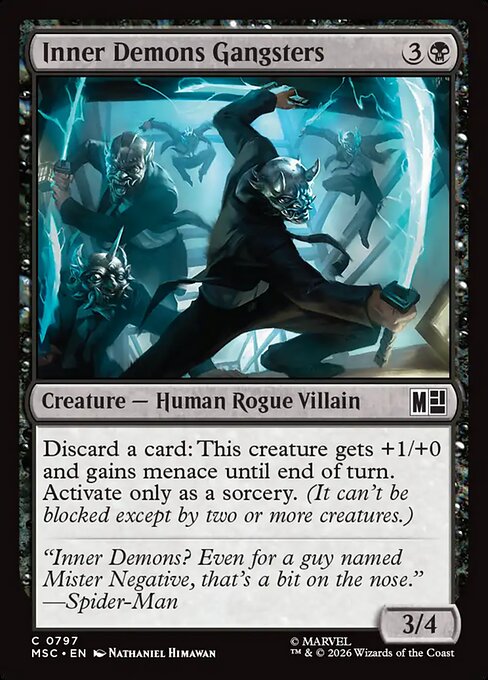 Inner Demons Gangsters #797 from Marvel Super Heroes Commander