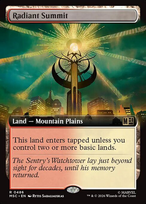 Radiant Summit #486 from Marvel Super Heroes Commander