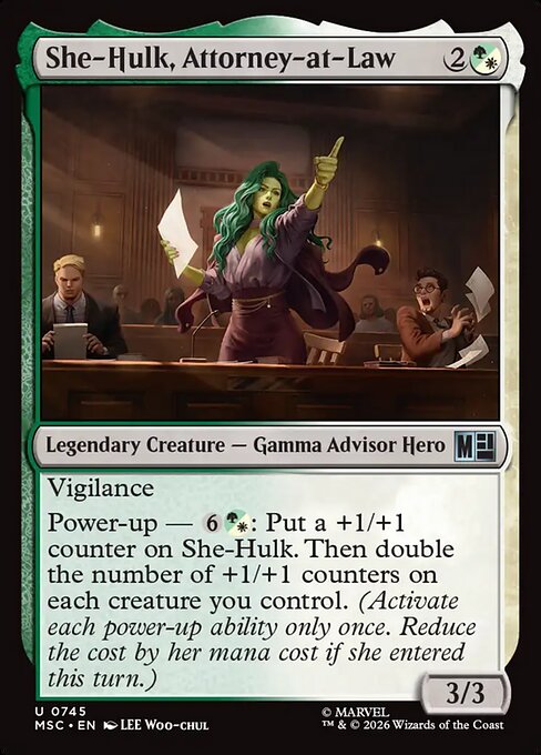 She-Hulk, Attorney-at-Law #745 from Marvel Super Heroes Commander