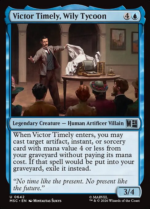 Victor Timely, Wily Tycoon #642 from Marvel Super Heroes Commander