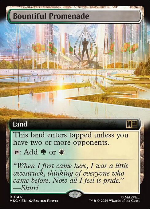 Bountiful Promenade #461 from Marvel Super Heroes Commander