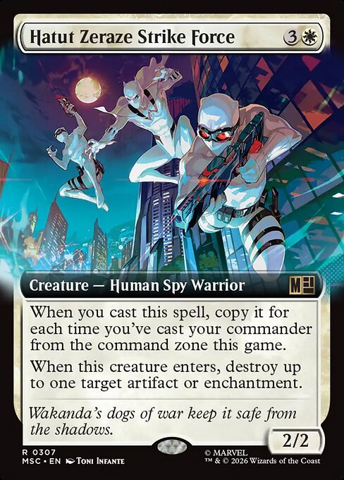 Hatut Zeraze Strike Force #307 from Marvel Super Heroes Commander
