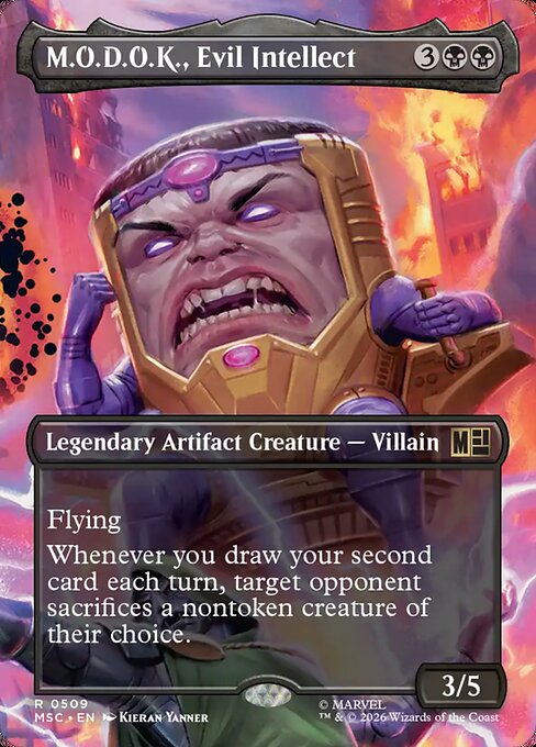 M.O.D.O.K., Evil Intellect #509 from Marvel Super Heroes Commander