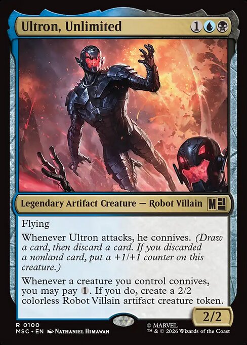Ultron, Unlimited #100 from Marvel Super Heroes Commander