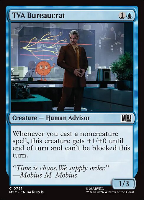 TVA Bureaucrat #761 from Marvel Super Heroes Commander