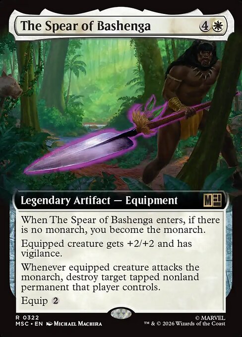 The Spear of Bashenga #322 from Marvel Super Heroes Commander