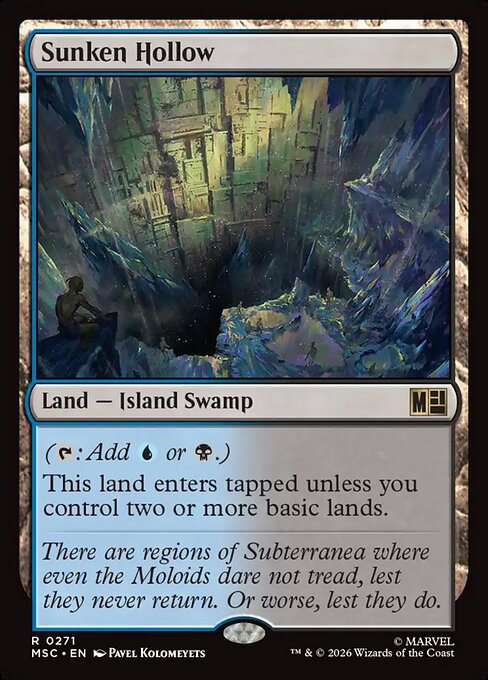 Sunken Hollow #271 from Marvel Super Heroes Commander