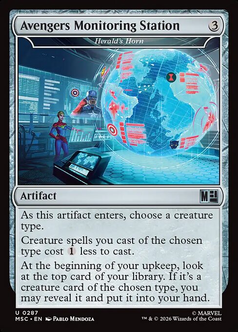 Herald's Horn #287 from Marvel Super Heroes Commander