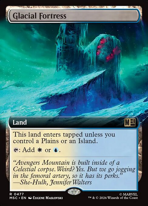 Glacial Fortress #477 from Marvel Super Heroes Commander