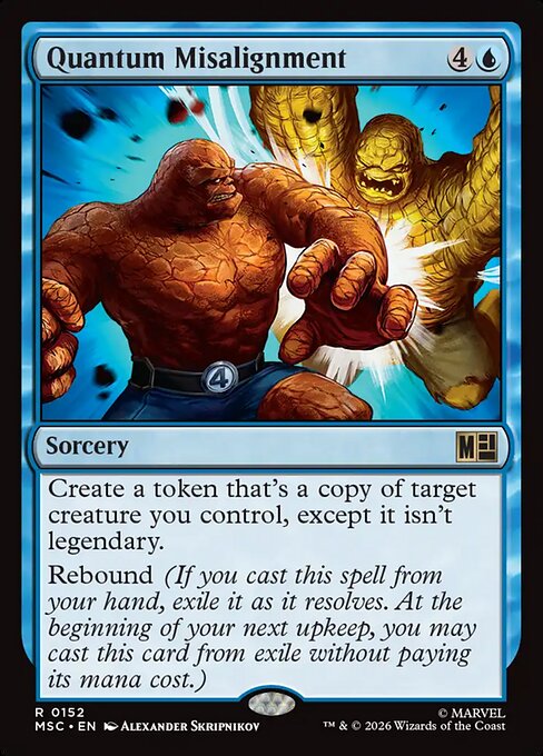 Quantum Misalignment #152 from Marvel Super Heroes Commander