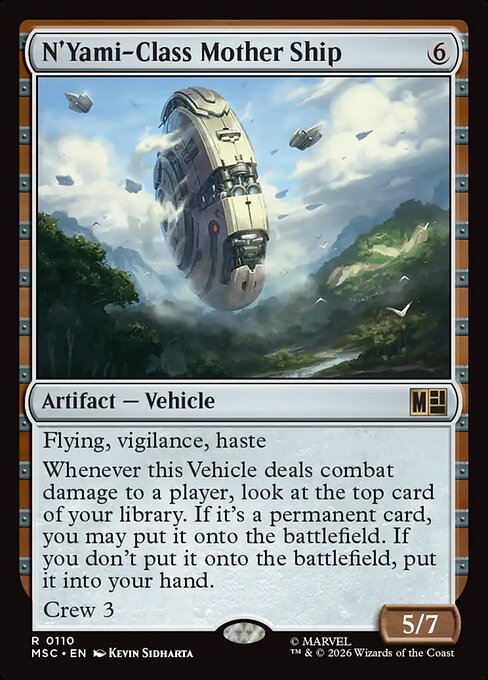 N'Yami-Class Mother Ship #110 from Marvel Super Heroes Commander