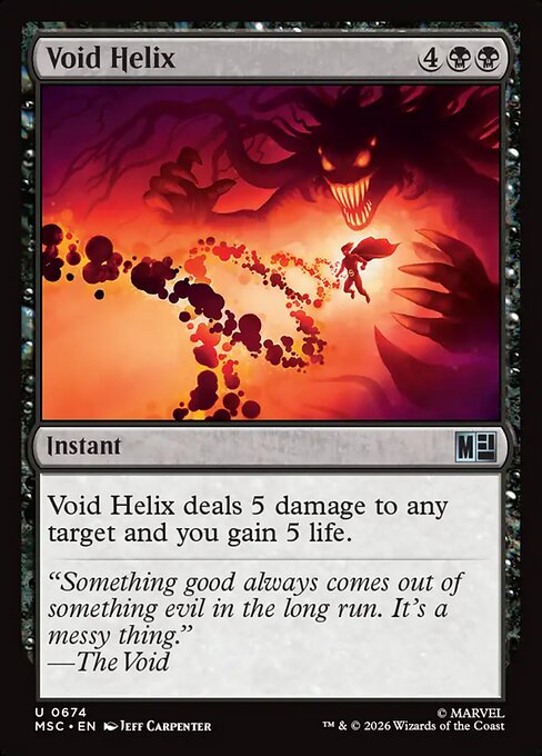 Void Helix #674 from Marvel Super Heroes Commander
