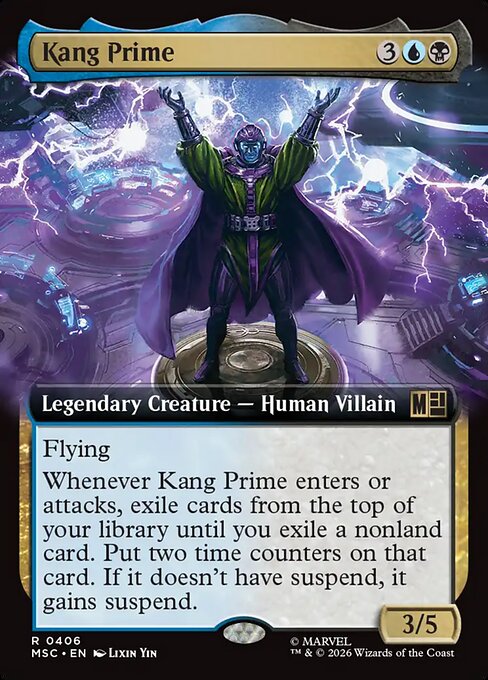 Kang Prime #406 from Marvel Super Heroes Commander