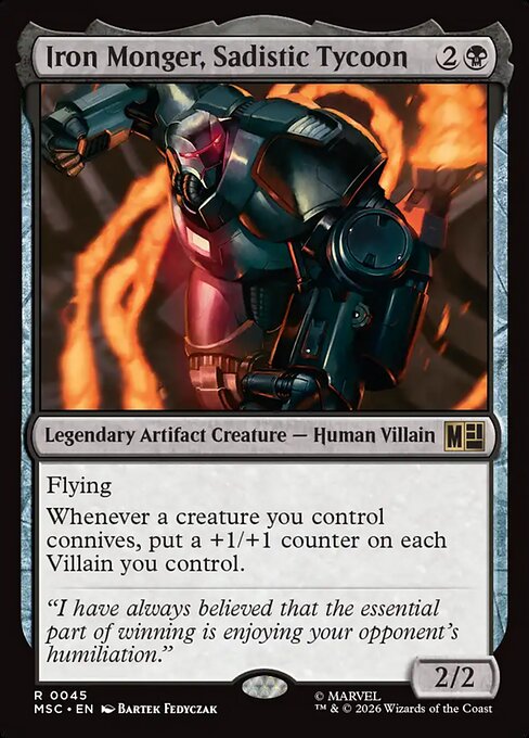 Iron Monger, Sadistic Tycoon #45 from Marvel Super Heroes Commander
