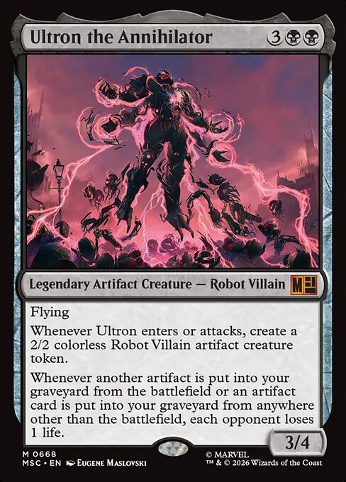 Ultron the Annihilator #668 from Marvel Super Heroes Commander