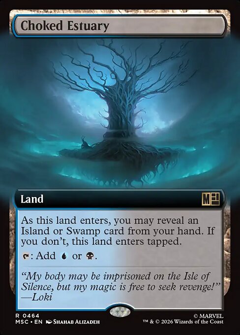 Choked Estuary #464 from Marvel Super Heroes Commander