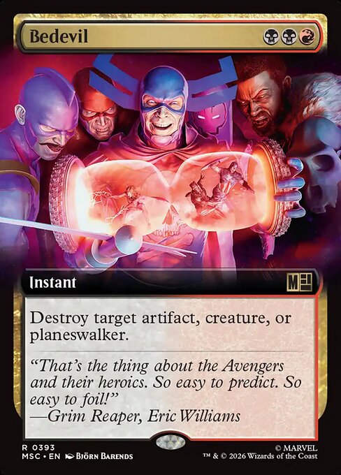 Bedevil #393 from Marvel Super Heroes Commander