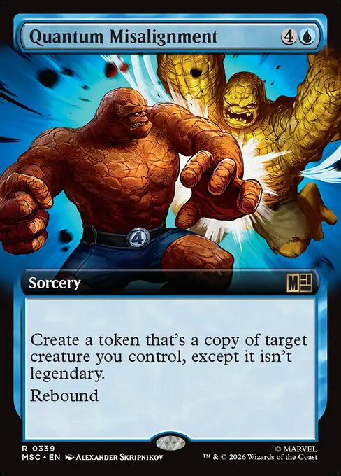 Quantum Misalignment #339 from Marvel Super Heroes Commander