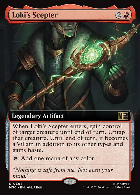 Loki's Scepter #367 from Marvel Super Heroes Commander
