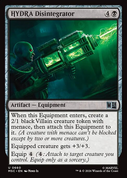 HYDRA Disintegrator #660 from Marvel Super Heroes Commander