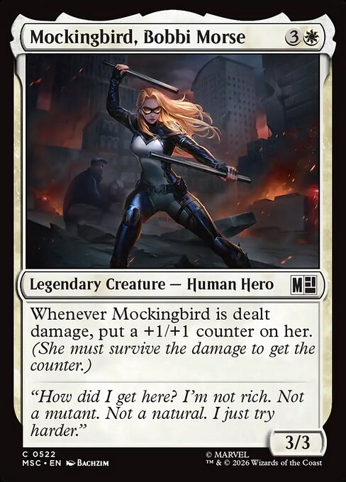 Mockingbird, Bobbi Morse #522 from Marvel Super Heroes Commander