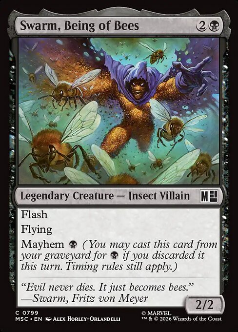 Swarm, Being of Bees #799 from Marvel Super Heroes Commander