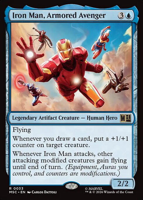 Iron Man, Armored Avenger #33 from Marvel Super Heroes Commander