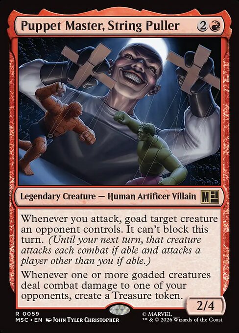 Puppet Master, String Puller #59 from Marvel Super Heroes Commander
