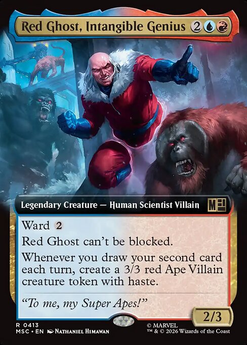 Red Ghost, Intangible Genius #413 from Marvel Super Heroes Commander