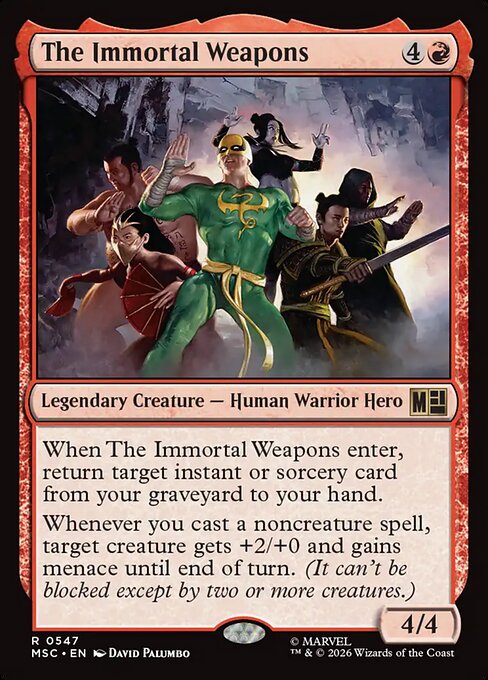 The Immortal Weapons #547 from Marvel Super Heroes Commander