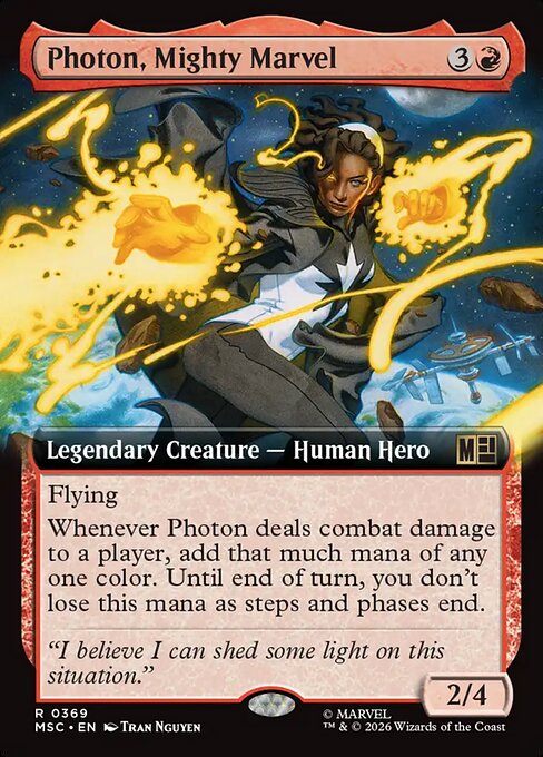 Photon, Mighty Marvel #369 from Marvel Super Heroes Commander