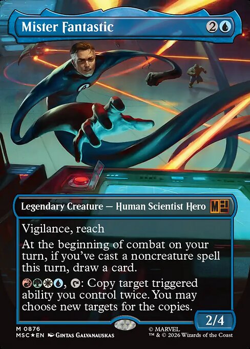 Mister Fantastic #876 from Marvel Super Heroes Commander