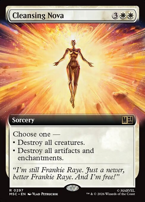 Cleansing Nova #297 from Marvel Super Heroes Commander